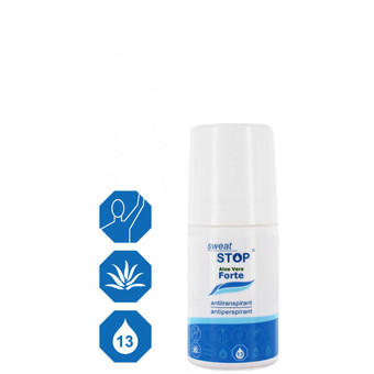 The Powder Company - SweatStop® Aloe Vera Forte RollOn antitranspirant et contre les odeurs - Produit minceur homme sportif