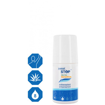The Powder Company - SweatStop® Aloe Vera Sensitive RollOn flacont à bielle antitranspirant 48-72h - Deodorant homme