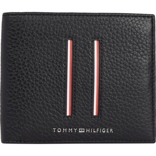 Tommy Hilfiger Maroquinerie - Portefeuille Cuir Noir - Portefeuille & Porte cartes HOMME Tommy Hilfiger Maroquinerie