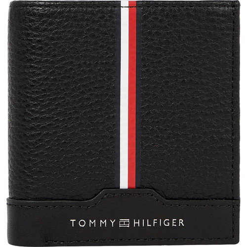 Tommy Hilfiger Maroquinerie - Portefeuille en cuir véritable effet grainé - Portefeuille & Porte cartes HOMME Tommy Hilfiger Maroquinerie