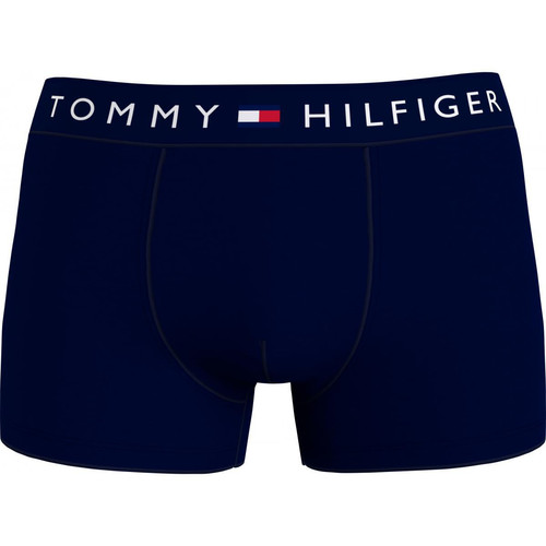 Tommy Hilfiger Underwear - Boxer logoté ceinture élastique bleu - Sous vetement homme tommy hilfiger