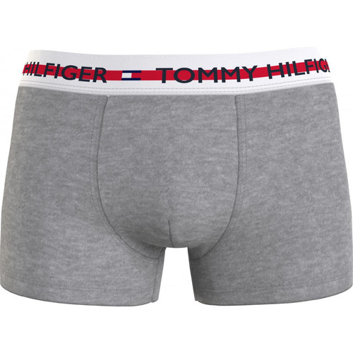 Tommy Hilfiger Underwear - Boxer Logoté Ceinture Élastique Gris - Promotions Tommy Hilfiger Underwear