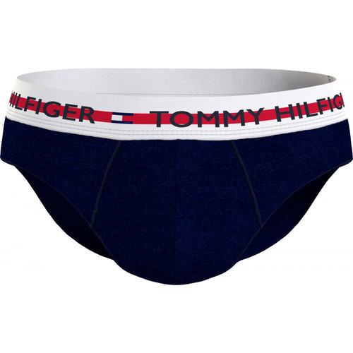 Tommy Hilfiger Underwear - Slip Logoté Ceinture élastique Bleu - Sous vetement homme tommy hilfiger