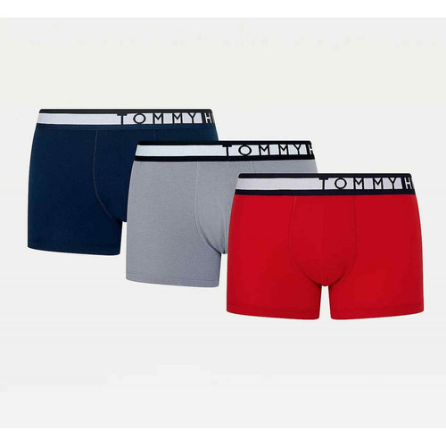 Tommy Hilfiger Underwear - Pack de 3 boxers logotes ceinture elastique - Sous vetement homme tommy hilfiger