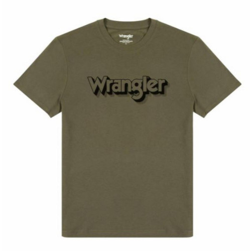 Wrangler - T-Shirt Homme SS Logo Tee - Sous vetement homme