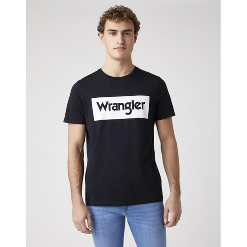 Wrangler - Tee-shirt  SS Logo Tee - Promos cosmétique et maroquinerie