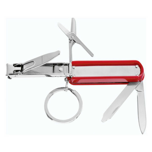 Zwilling - Canif Multi Outils Inox, Rouge - Zwilling