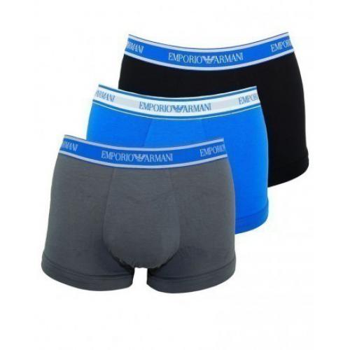 Emporio Armani Underwear - Pack de 3 boxers élastiqués - Sous-Vêtements HOMME Emporio Armani Underwear