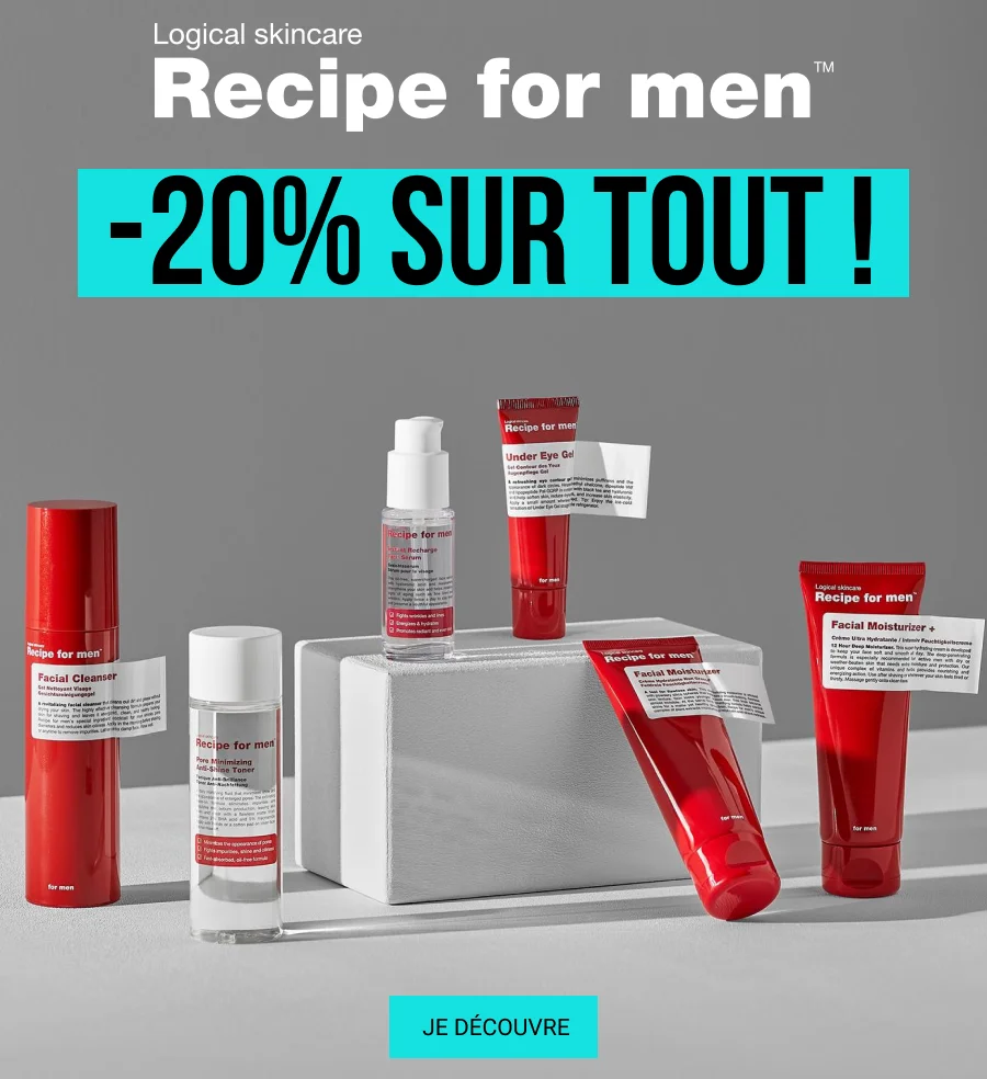 Recipe for Men : -20% sur tout !